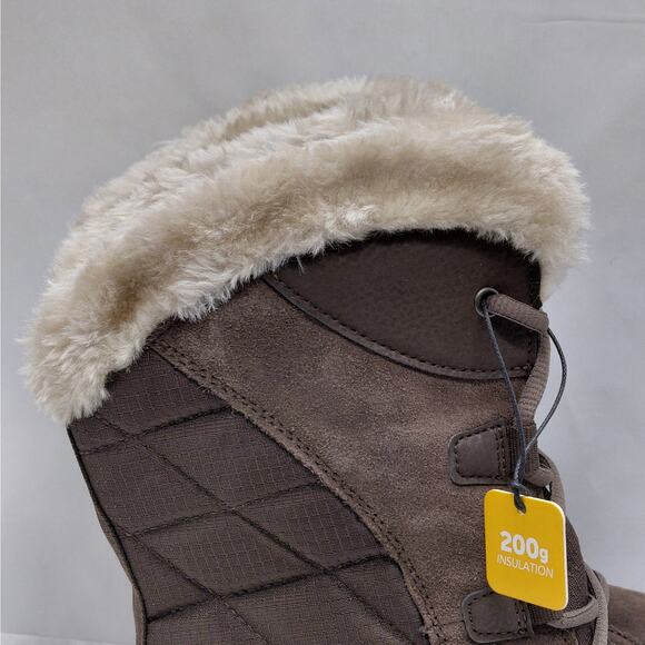 Columbia Ice Maiden II Womens Snow Boots Size 8 Brown Waterproof Hiking Gorpcore - Picture 2 of 11